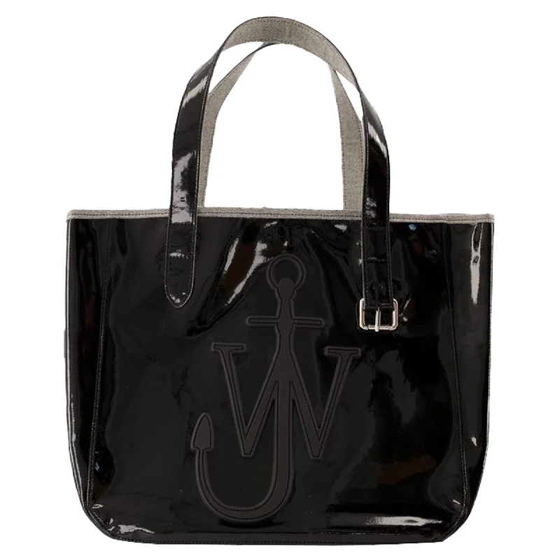 Belt Tote Shopper Bag - J.W. Anderson - Cotton - Black