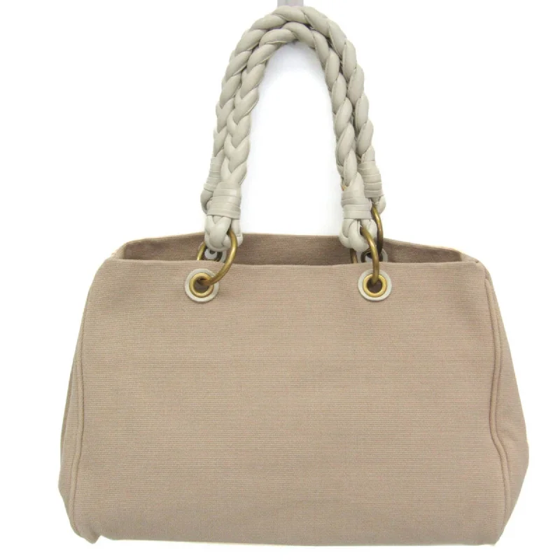 Bottega Veneta  Canvas Tote Bag (Pre-Owned)