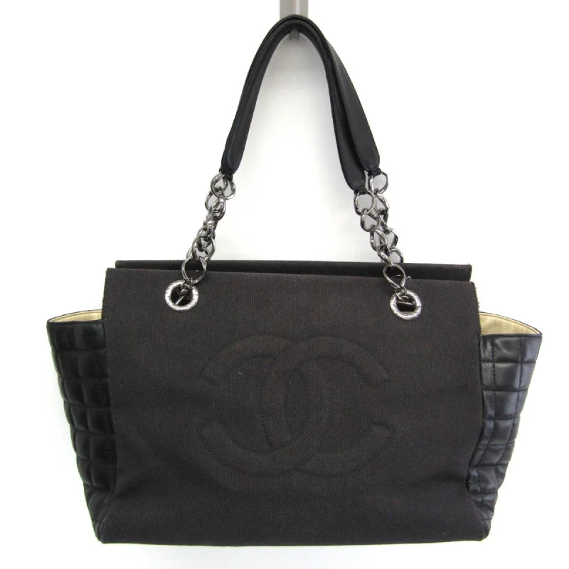 Chanel Chocolate Bar  Canvas Tote Bag (Pre-Owned)