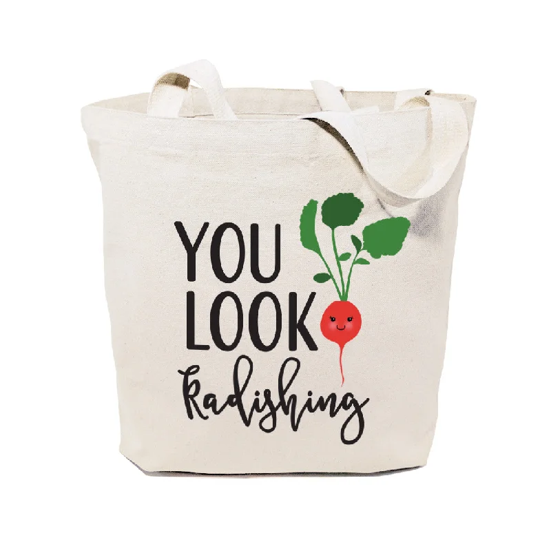 You Look Radishing Cotton Canvas Tote Bag