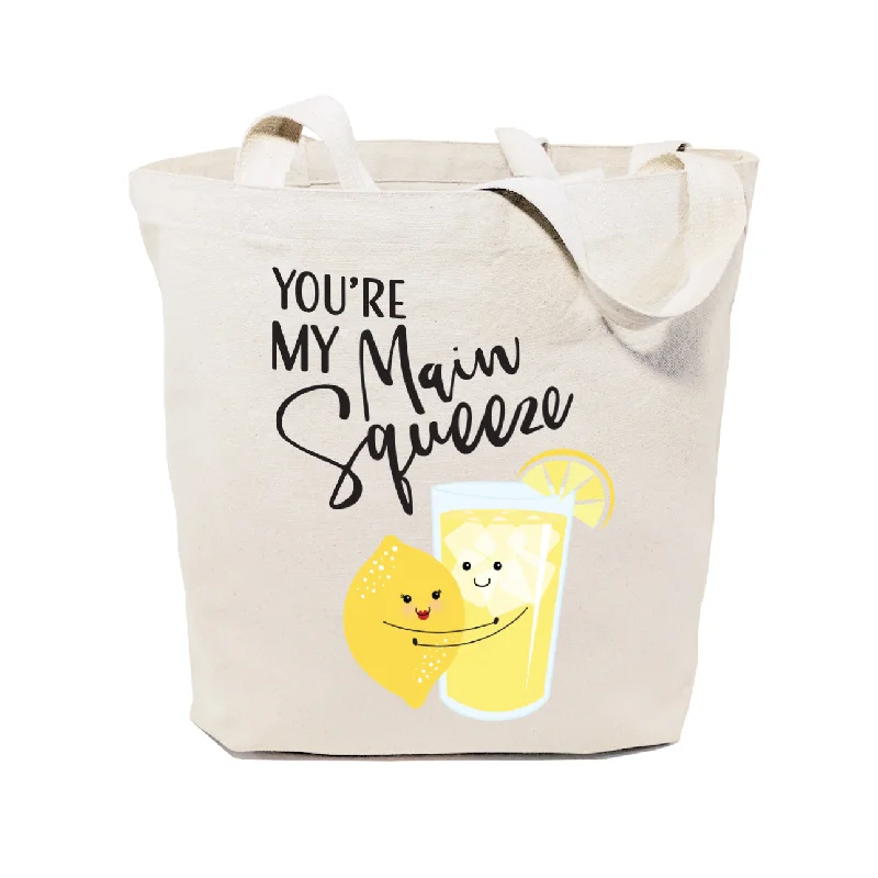 You're My Main Squeeze Cotton Canvas Tote Bag