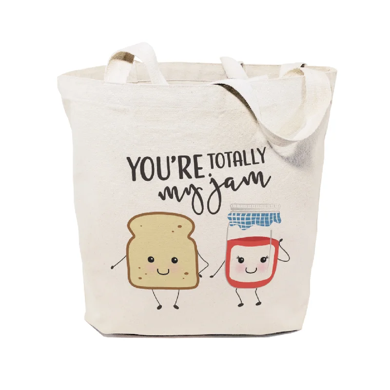 You're Totally My Jam Cotton Canvas Tote Bag