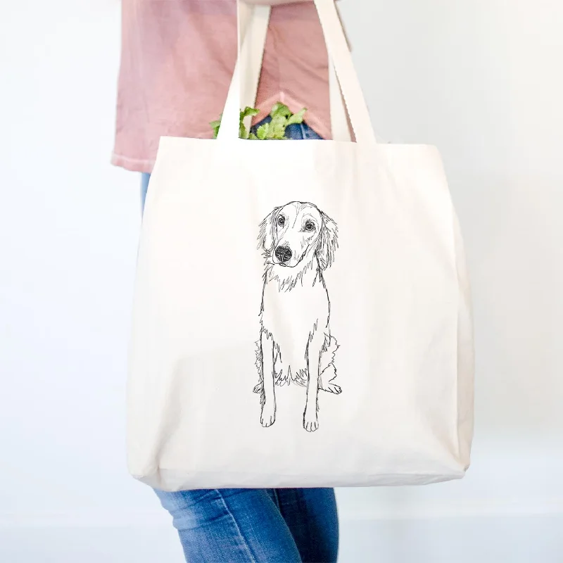 Doodled Amelia the Golden Retriever - Tote Bag