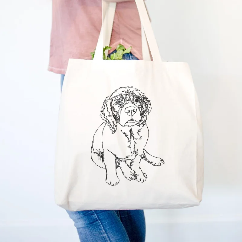 Doodled Crazy Raisin the Cocker Spaniel - Tote Bag