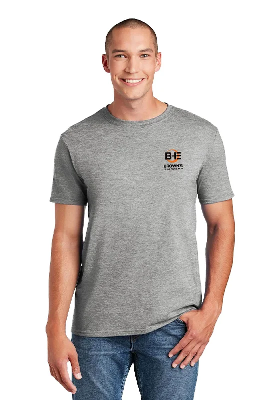 Gildan Softstyle T Shirt, Sport Grey [Brown's Heavy Equipment, Inc.]