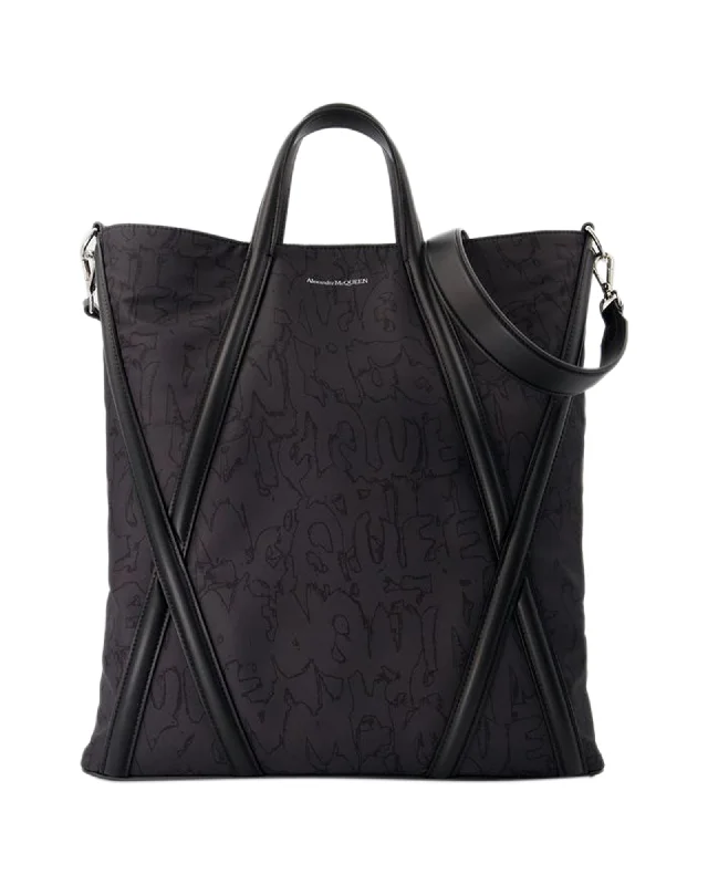 Harness Shopper Bag - Alexander McQueen - Nylon - Black