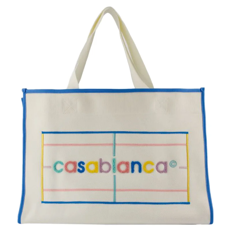 Knit Shopper Bag - Casablanca - Synthetic - Yellow