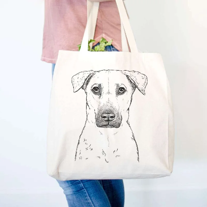 Luna the Black Mouth Cur - Tote Bag