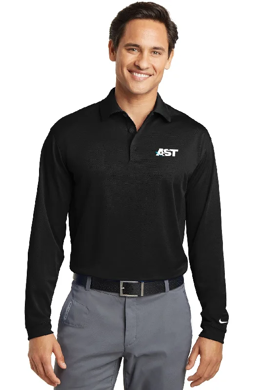 Nike Tall Long Sleeve Dri-FIT Stretch Polo, Black [AST]