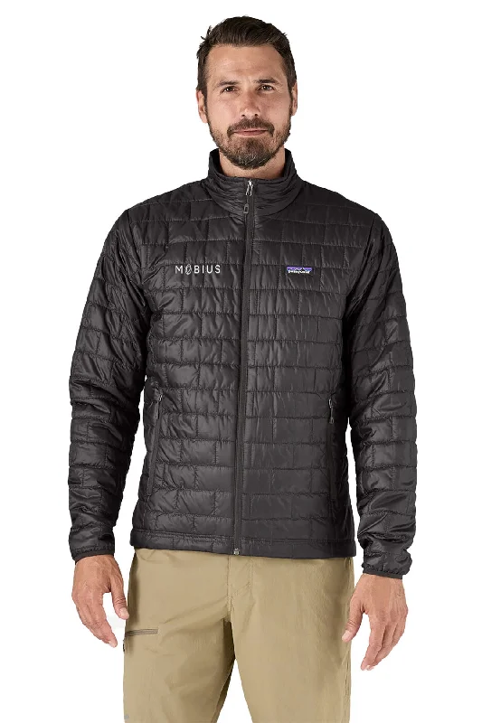 Patagonia Mens Nano Puff Jacket, Black [Mobius]