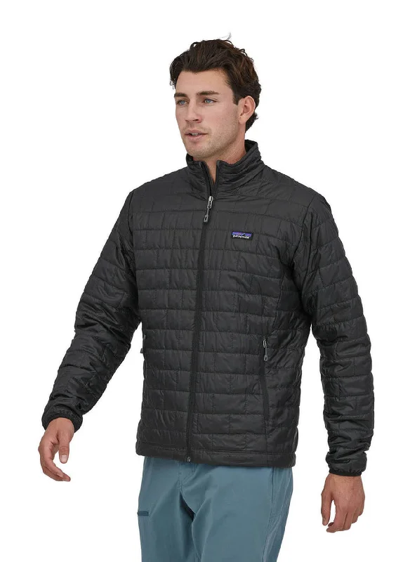 Patagonia Mens Nano Puff Jacket, Black [Plus Delta Partners Anniversary Gift Store]