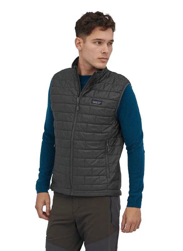 Patagonia Mens Nano Puff Vest, Forge Grey [Plus Delta Partners Anniversary Gift Store]