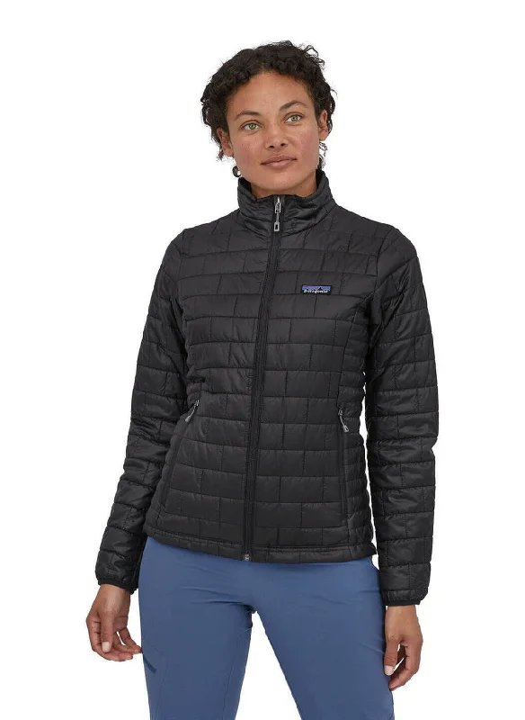 Patagonia Womens Nano Puff Jacket, Black [Plus Delta Partners Anniversary Gift Store]