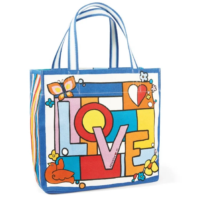 Power Of Love Tote Bag In Multi