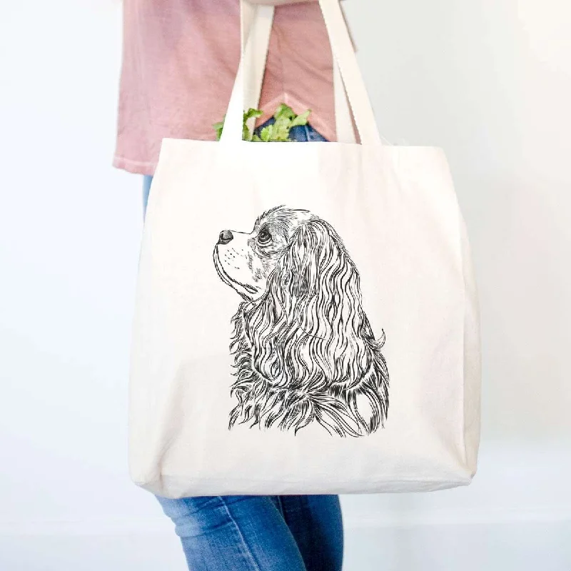 Profile Cavalier King Charles Spaniel  - Tote Bag