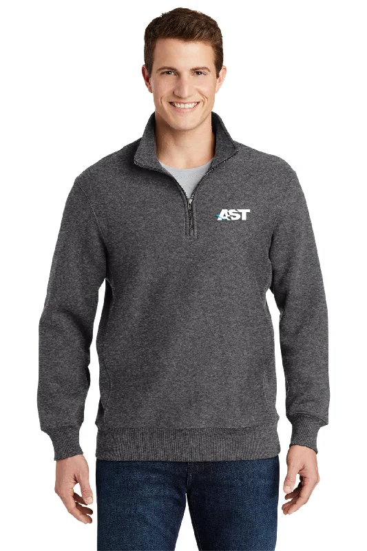 Sport-Tek Super Heavyweight 1/4-Zip Pullover Sweatshirt, Graphite Heather [AST]