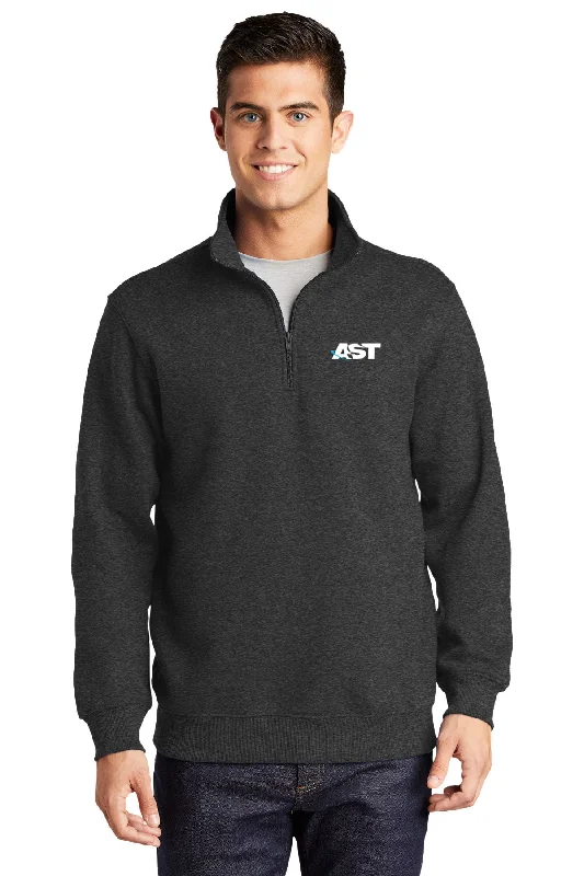 Sport-Tek Tall 1/4-Zip Sweatshirt, Graphite Heather [AST]