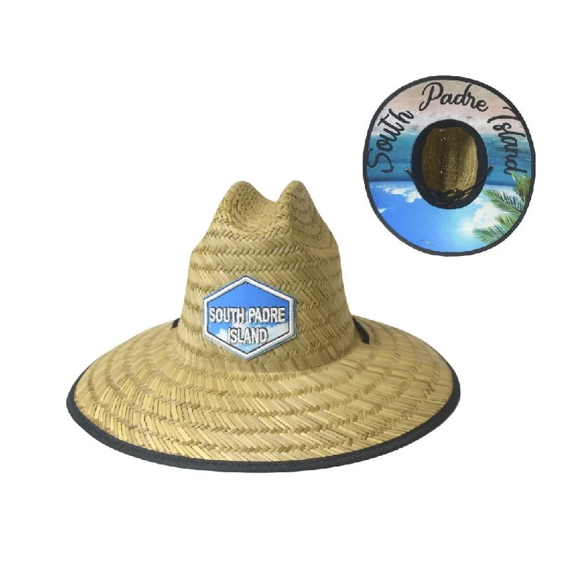 STRAW HATS - STAY SALTY OR LIFEGUARD - PALMS