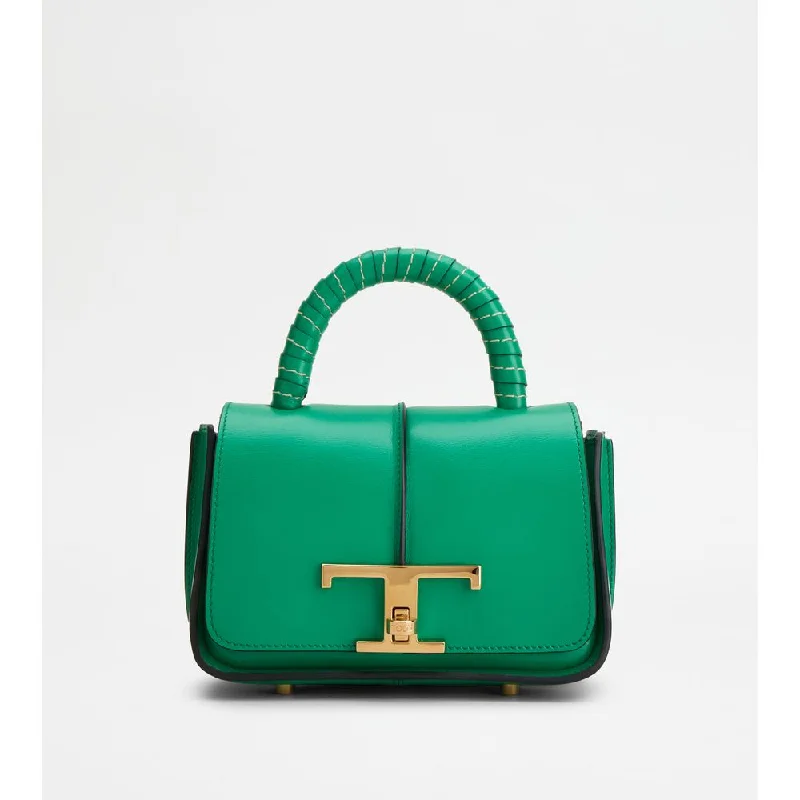 T Timeless Shoulder Bag in Leather Mini