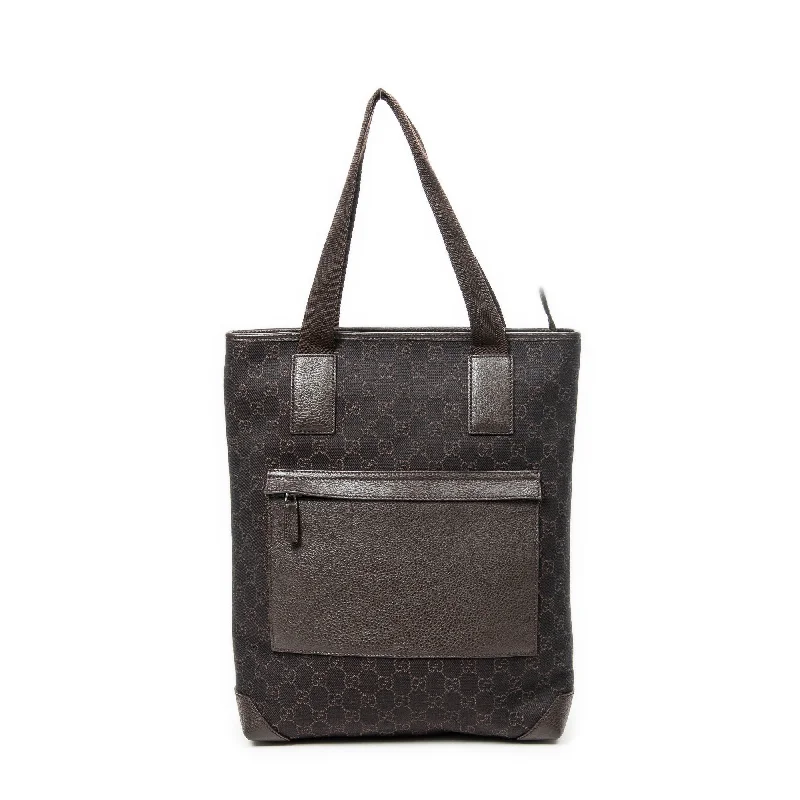 Tall Front Pocket Zip Tote