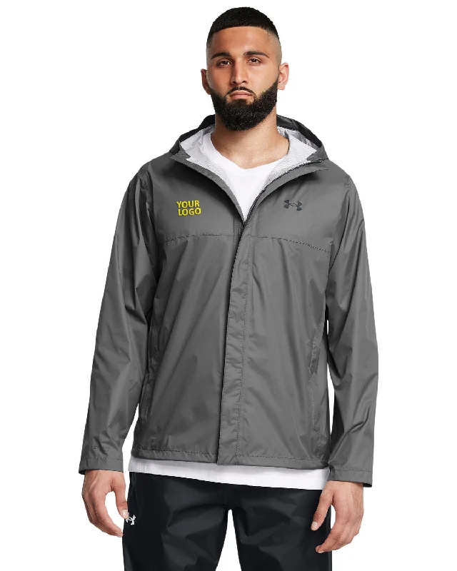 Under Armour Mens Stormproof Cloudstrike 2.0 Custom Jackets, Castle Rock