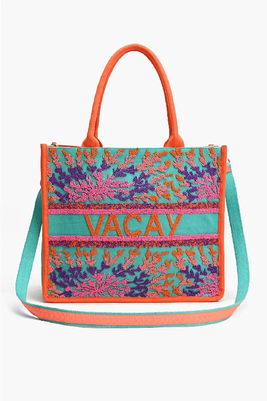 Women's Caribbean Vacay Tote Bag In Multi