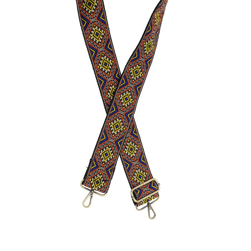 2" Multi Retro Diamond Guitar Strap