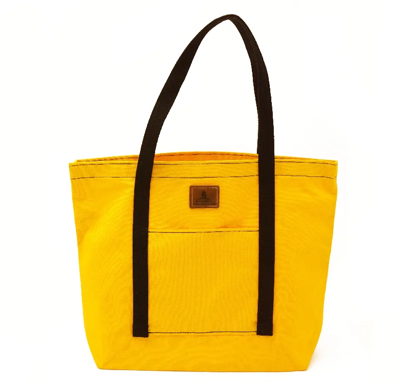 Basic Tote Bag- Black and Yellow