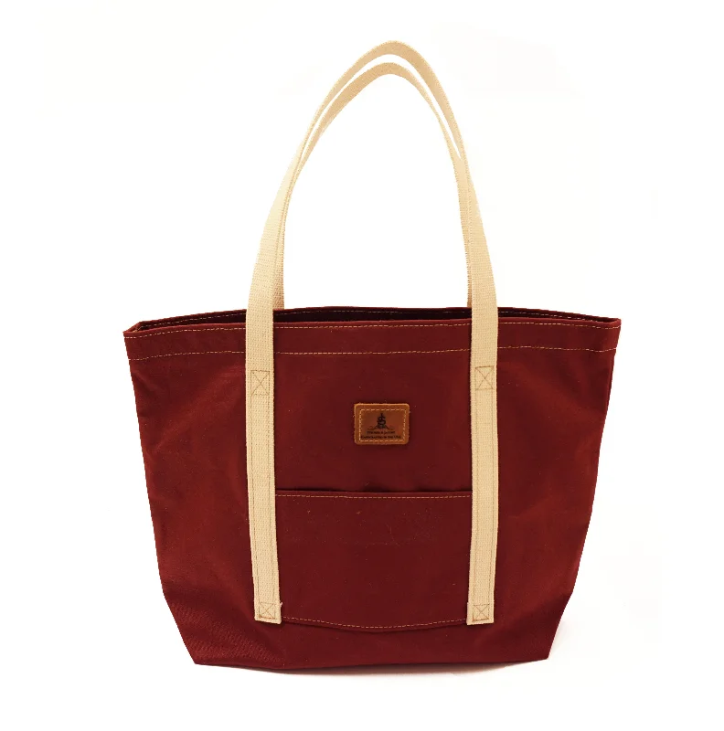 Basic Tote Bag- Maroon