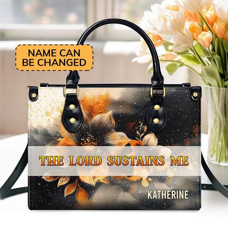 Custom Name Tote For Women The Lord Sustains Me