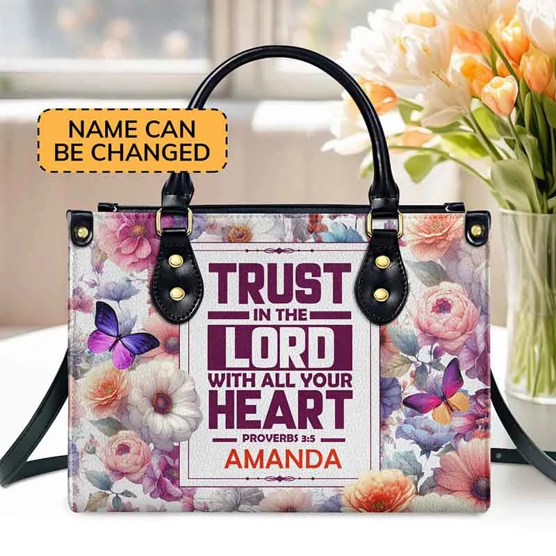 Custom Name Tote For Women Trust In The Lord