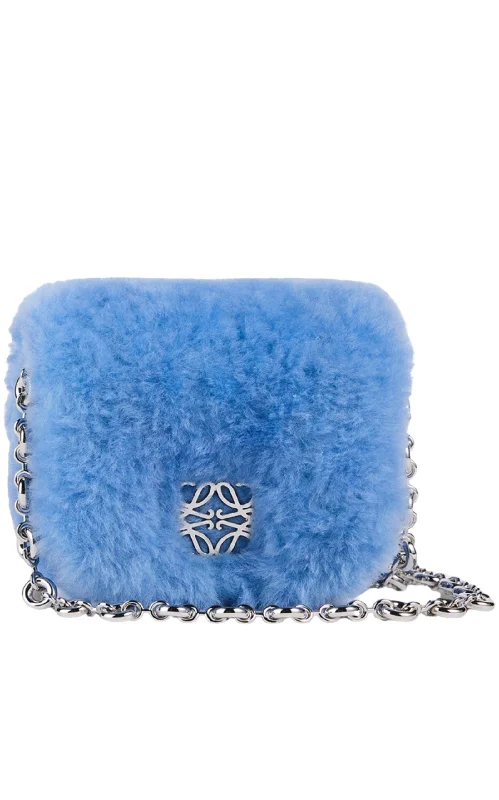 Goya Down Shearling Crossbody Bag