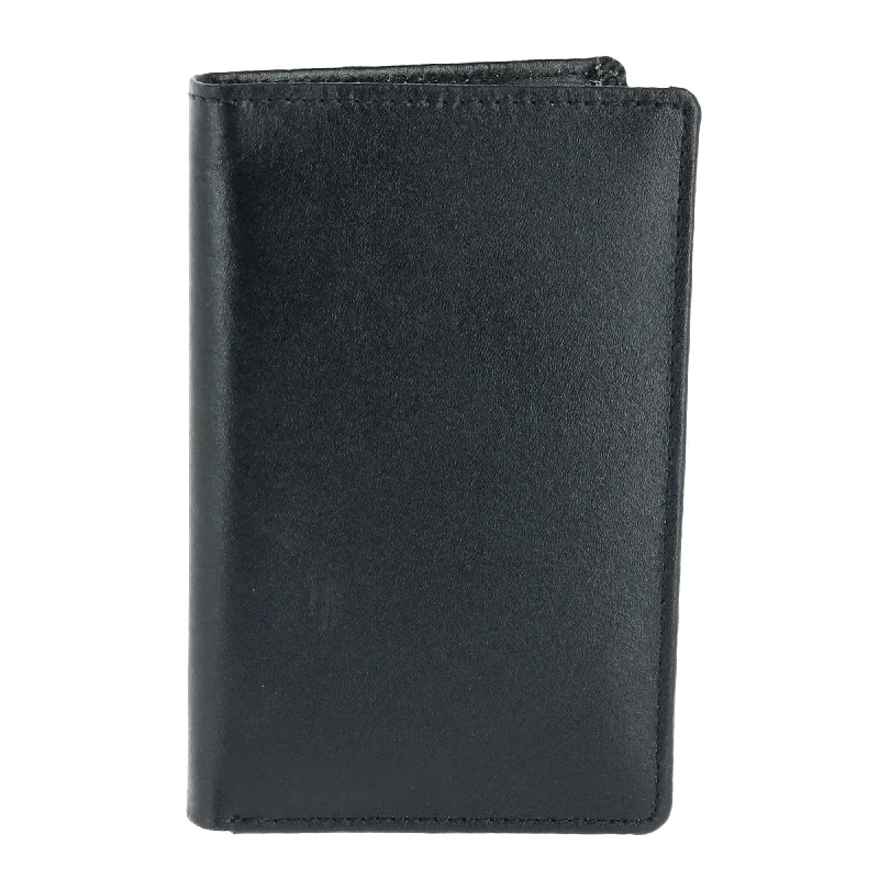 Leather Bifold Badge Holder Wallet