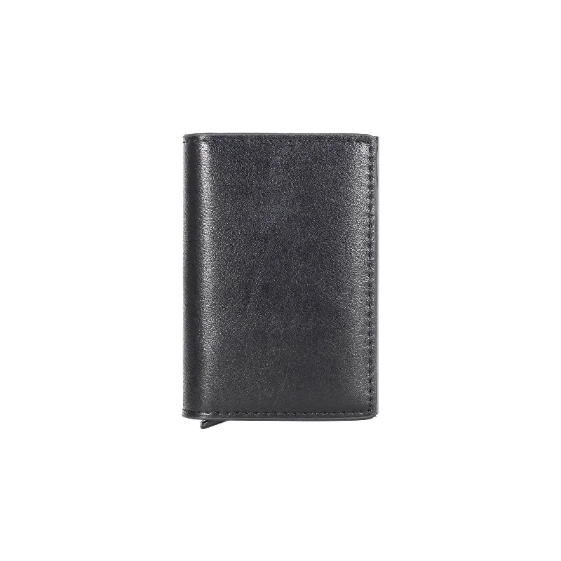 Leather RFID Wallet in Black