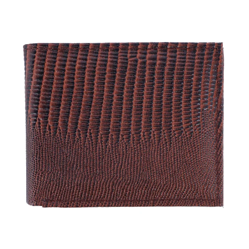 Men's Lizard Print Bifold Wallet