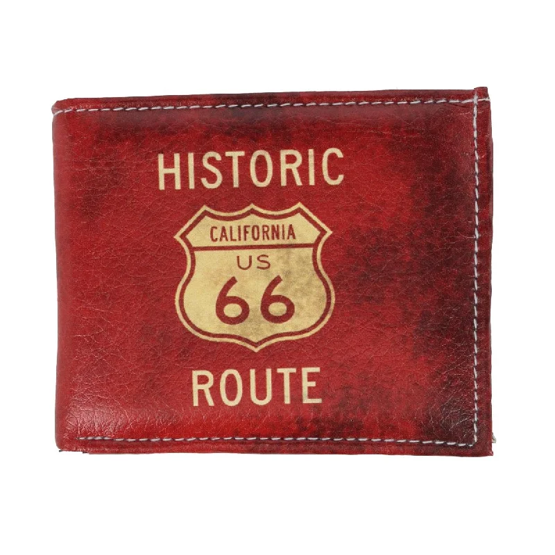 Men's Route 66 Bifold Wallet