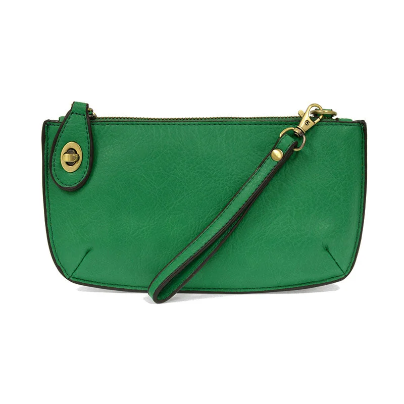 Mini Crossbody Wristlet Clutch in Clover