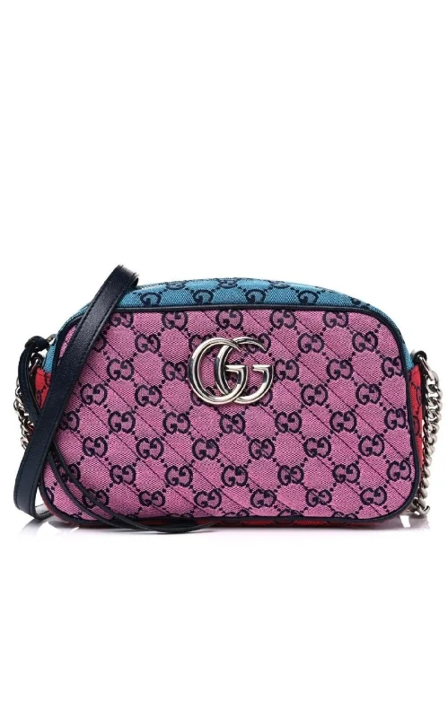 Multicolor GG Marmont Chain Shoulder Bag