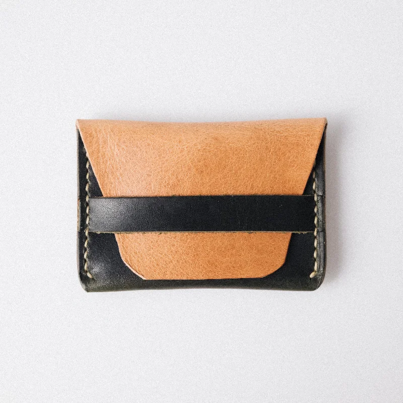 Natural/Green Dublin Flap Wallet