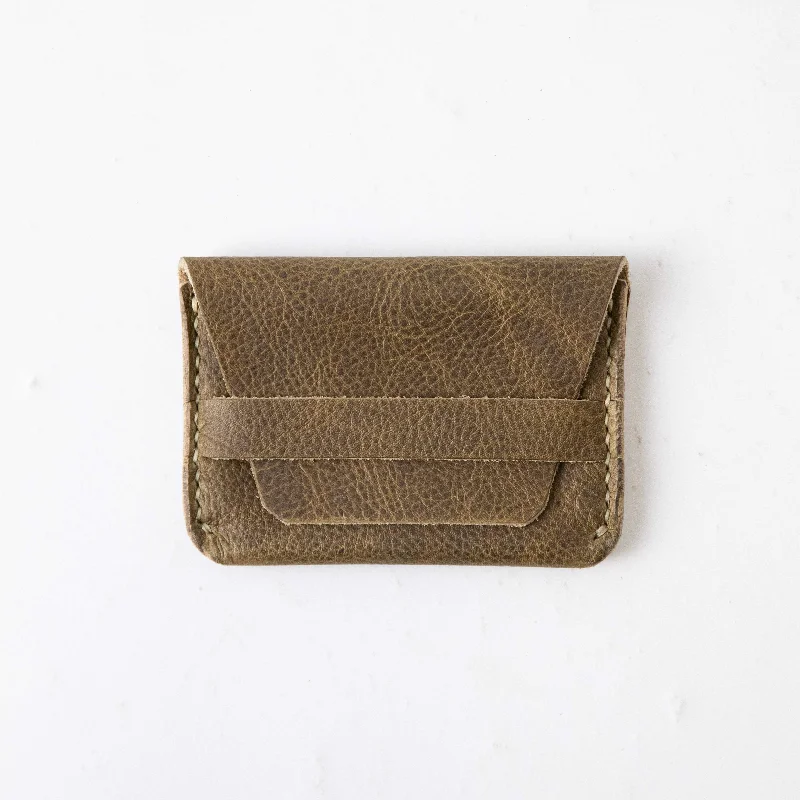 Olive Kodiak Flap Wallet