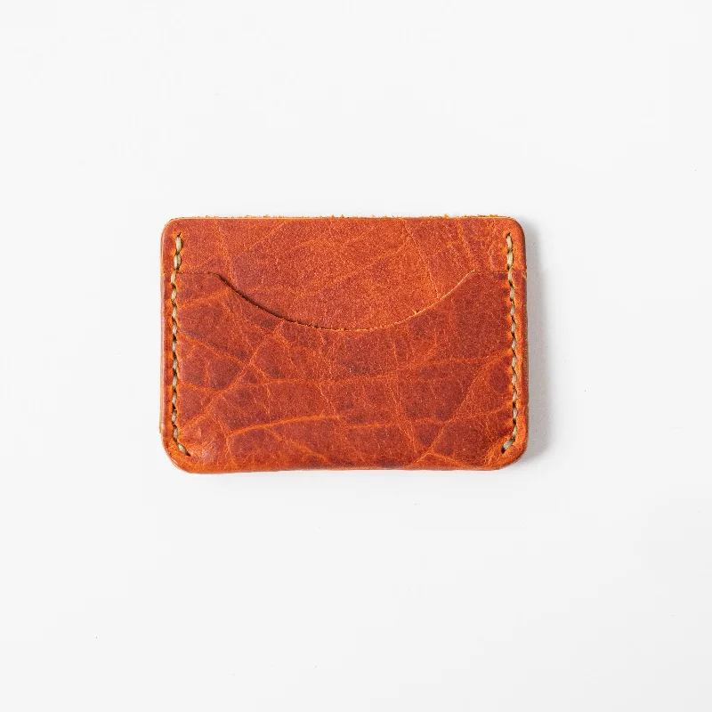 Orange Bison Card Case