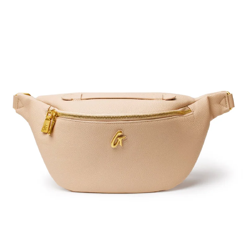 PEBBLE FANNY PACK NUDE