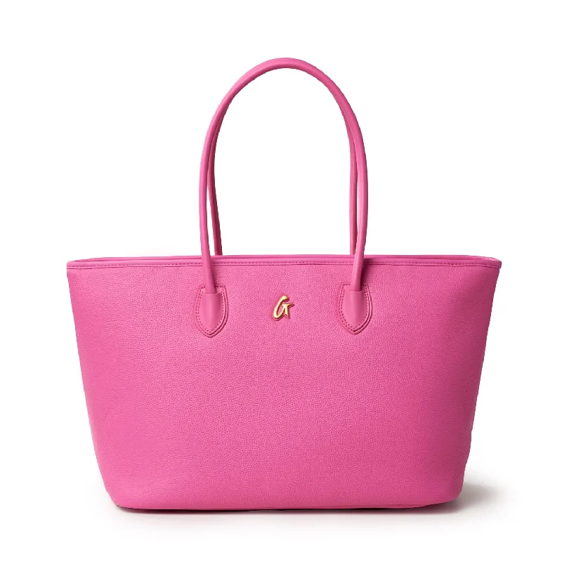 PEBBLE TOTE BAG HOT PINK