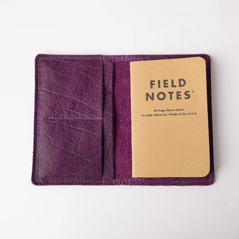 Purple Bison Notebook Wallet