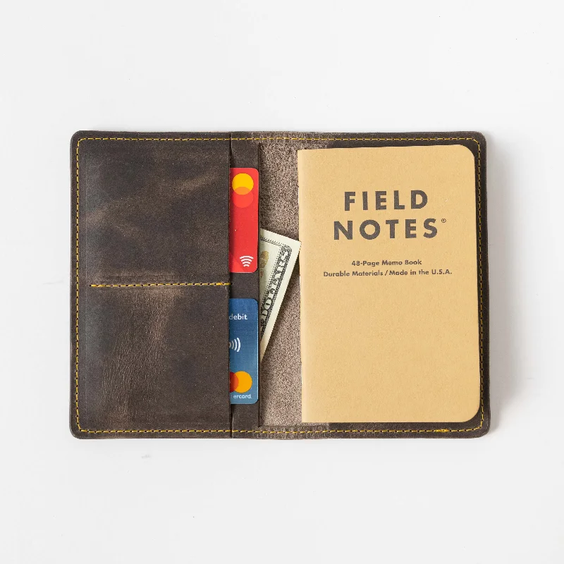 Storm Grey Passport Wallet