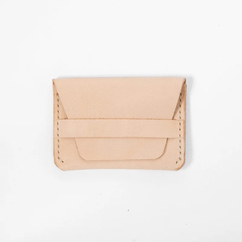 Vegetable Tan Flap Wallet