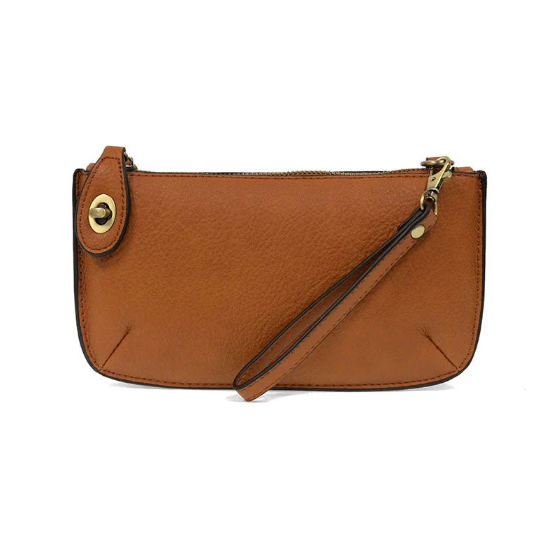 Mini Crossbody Wristlet Clutch in Whiskey