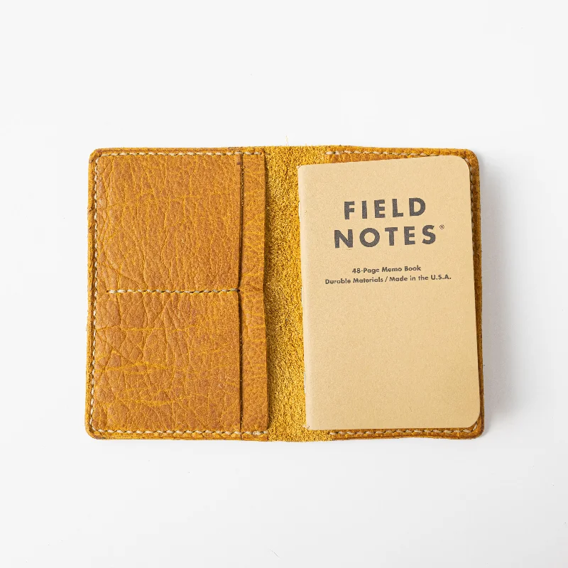 Yellow Bison Notebook Wallet